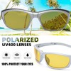 GARIOX Yellow Glasses 3 Pack – Folding Sunglasses Polarized UV400