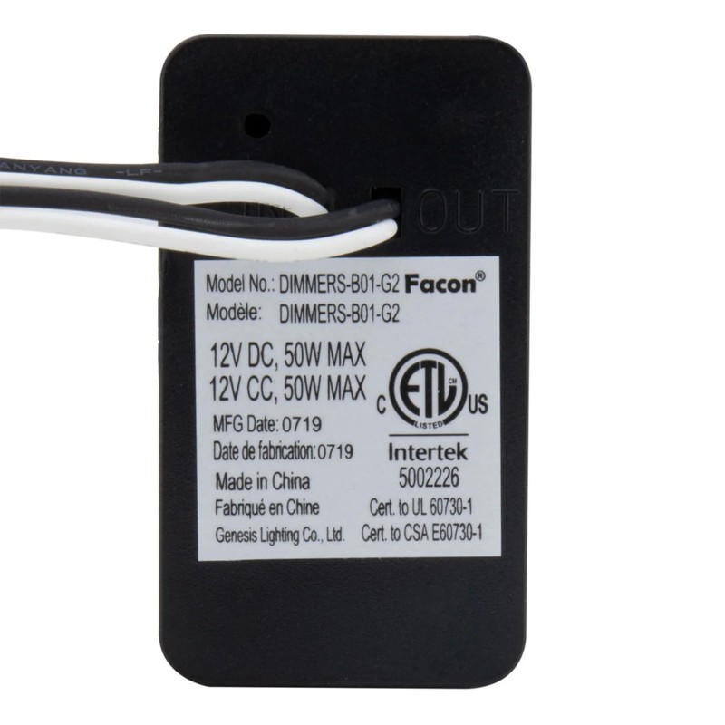 Tough Grade RV Touch DImmer Switch Single or Double Zone