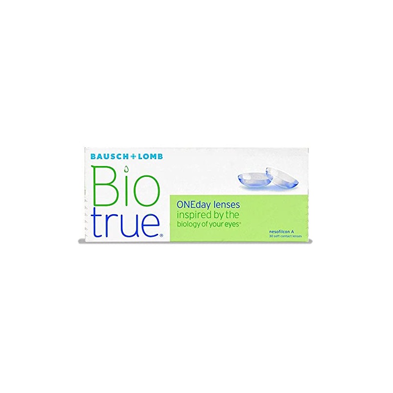 Biotrue, ONEday, clear, 30, BC 8.6 millimeters, DIA 14.2 millimeters,