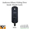 Andersen Thumb Latch For Sliding Doors Albany Black Inside Thumb
