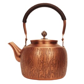 Kkekos Handmade Copper Kettle Copper Teapot for Stovetop 2000ml (Type1)