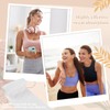 Pack of 20 Bra Sweat Pads, Layered Washable Rectangular Cotton