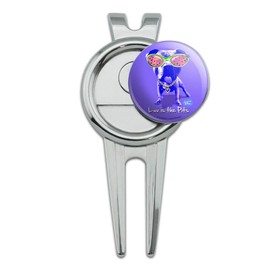 GRAPHICS & MORE Luv is The Pits Love Pitbull Watermelon Sunglasses Golf Divot Repair Tool and Ball Marker
