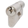 Yale Anti-Bump Euro Cylinder Nickel Plated 40/45 (85mm Overall) Lock