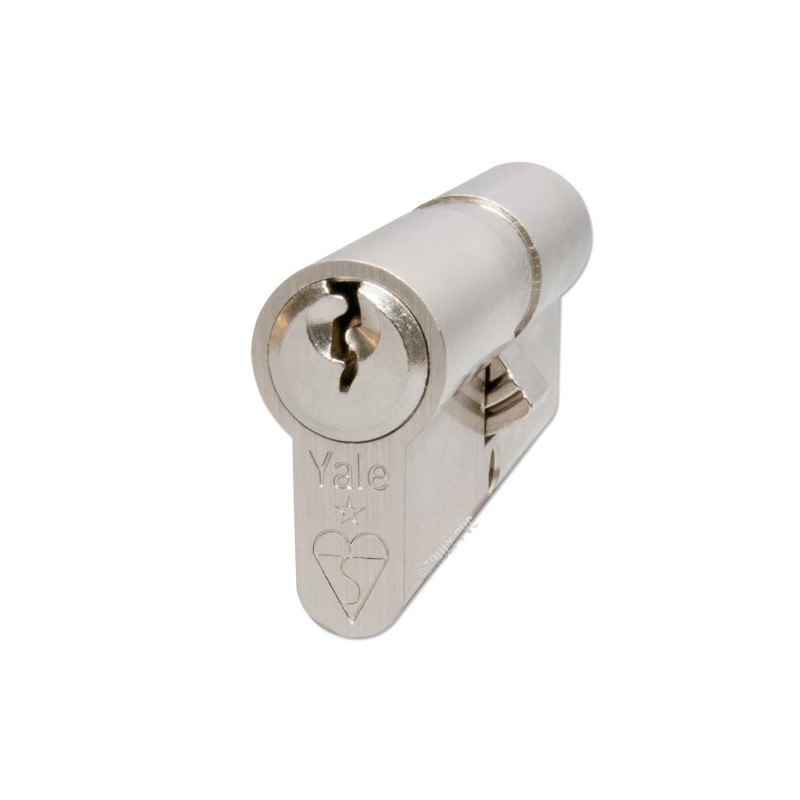 Yale Anti-Bump Euro Cylinder Nickel Plated 40/45 (85mm Overall) Lock