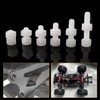 Lyeteung 90 Sets 6 Sizes M4 Nylon Plastic Screws and