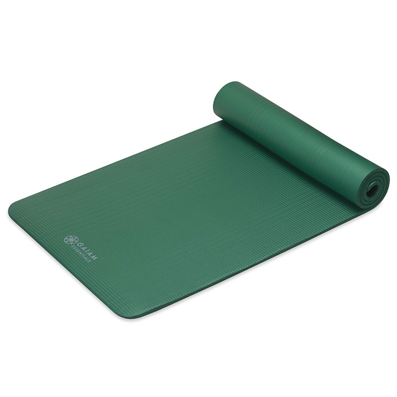 Gaiam Essentials Thick Yoga Mat - Fitness and Exercise Mat