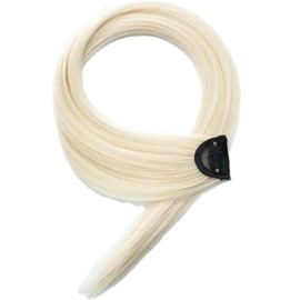 2 x Clip-In Hair Extension Highlights Streaks, Colourful Hair Highlights (One Clip Blonde x 2)