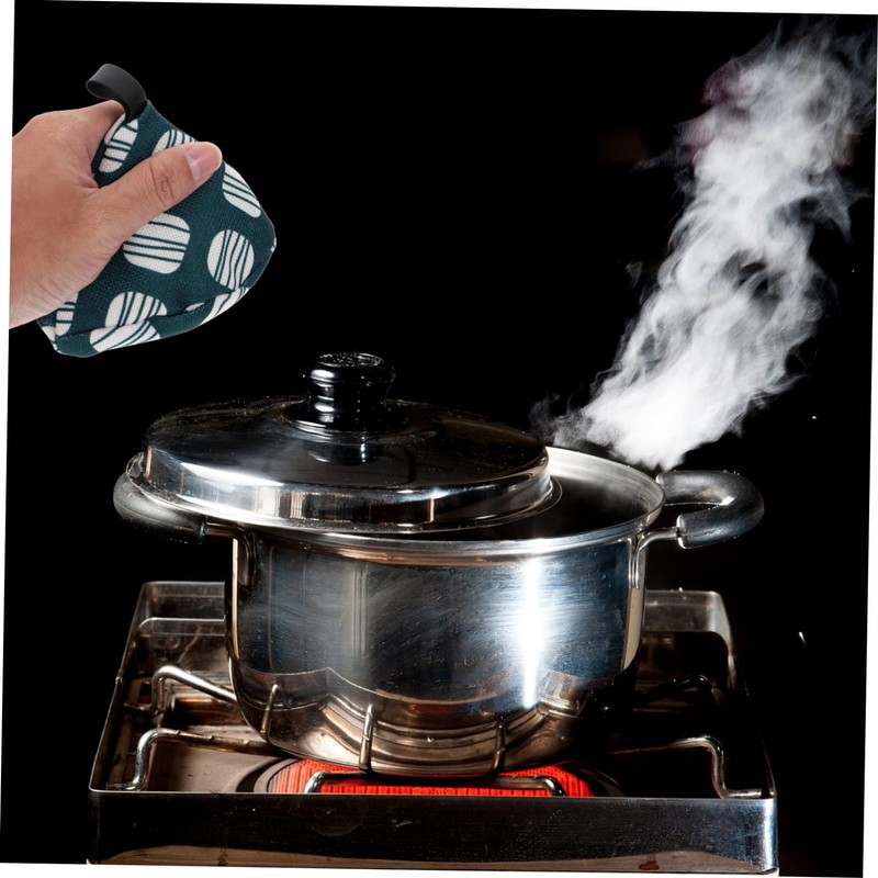 LABRIMP Triangle Oven Gloves Pot Lid Handle Cover Heat Gloves