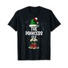 The Princess Elf Costume Matching Family Christmas Elf Squad T-Shirt