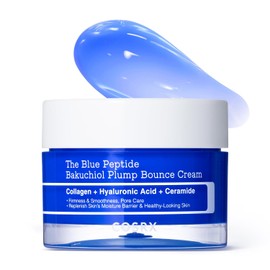 COSRX Crema Bakuchiol con péptido de cobre azul, GHK-Cu, 5 péptidos crema antienvejecimiento para cara y cuerpo, hidratante ligera para hidratación y elasticidad de la piel, cuidado de la piel coreano