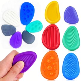 Pack of 12 Fidget Toys, Sensory Fidget Toys, Stress Relief, Sensory Stone, Emotional Soothing Toy, Stress Soothing Toy for Children and Adults