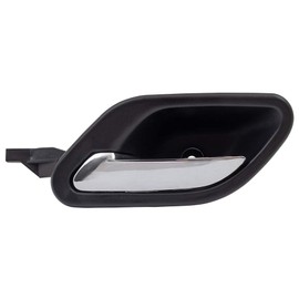 Brock Replacement Drivers Inside Interior Door Handle Chrome Lever w/Black Housing fits Front or Rear Compatible with 97-03 5 Series E39 95-98 7 Series E38 51 21 8 2260 49