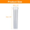 Unlorspy 50Pcs Plastic Stem Water Tubes, Clear Flower Vials with