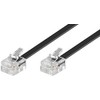 Goobay 50320 Modular Connection Cable, Telephone Cable, RJ11 Plug (6P4C)