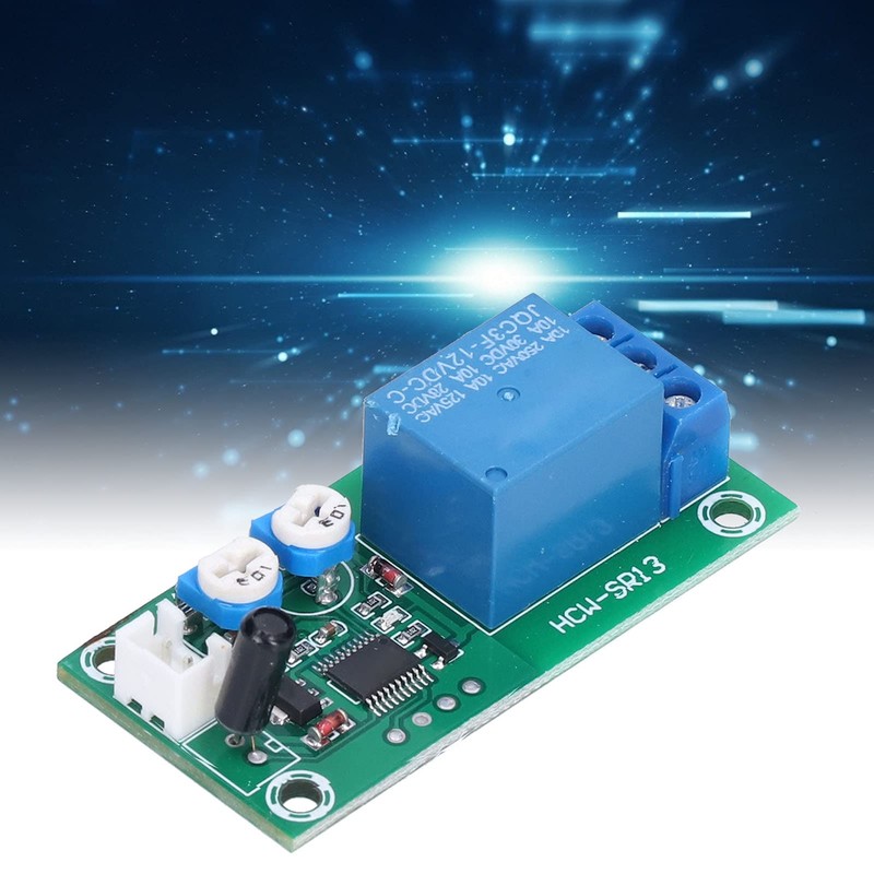 Vibration Sensor Module, DC 12V Sensitivity Time Delay Switch DIY