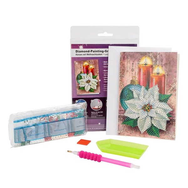 Ideen mit Herz Diamond Painting Greeting Card | DIN B6