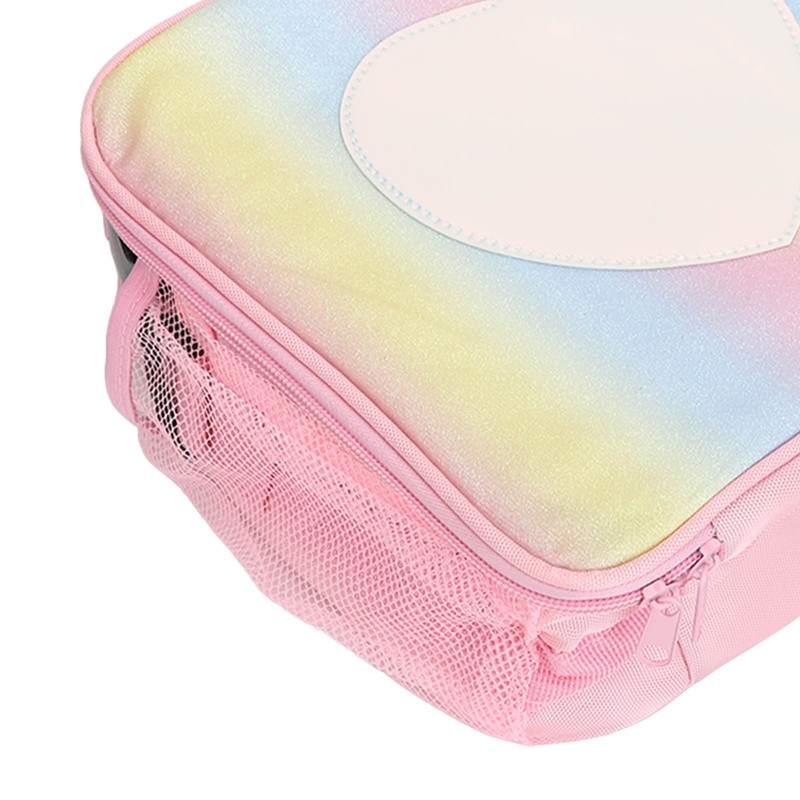 Lunch Bag Small Lunch Box Gradient Pink Reusable Leakage Proof