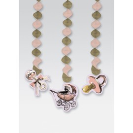 Kole Imports Little Angel Fancy Hanging Cutouts Party Decoration, 7 Inch, Multicolor