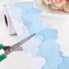 Bulletin Board Border 65.6ft Classroom Blackboard Decoration for School/Office/Party (Cloud)