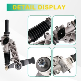 FIXHAWK EZGO Steering Rack, Golf Cart Steering Gear Box Assembly Fit for 1994.6-2001 EZGO TXT and Medalist Golf Cart, Replace OEM# 70314-G01, 70314-G02, 70723-G02, 70147-G02