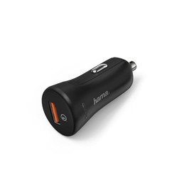 Hama - Qualcomm® Quick Charge™ 3.0 Car Charger, black - Black (1 Accessories)