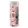 DLP - Cotton Pad Box for Removing Makeup Discs (Metal) - Floral Pattern