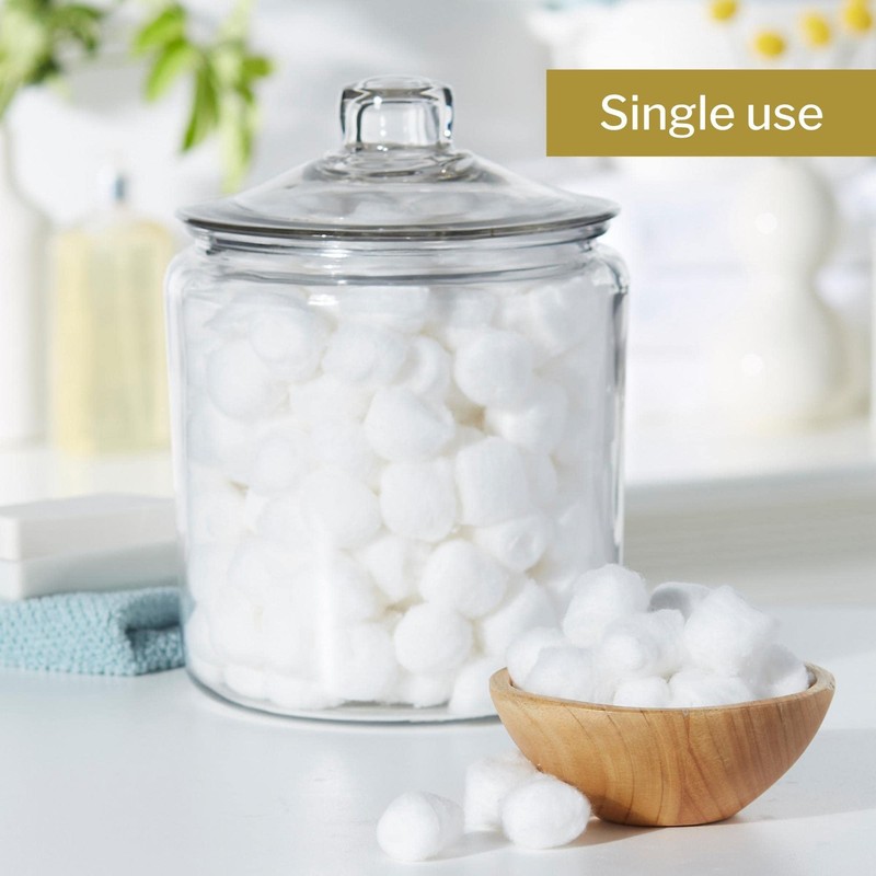 McKesson Cotton Balls, Non-Sterile, Maximum Absorbency, Large, 1000 Count, 1