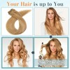 Benehair Clip-In Real Hair Extensions, 8 Pieces, 100% Real Hair,