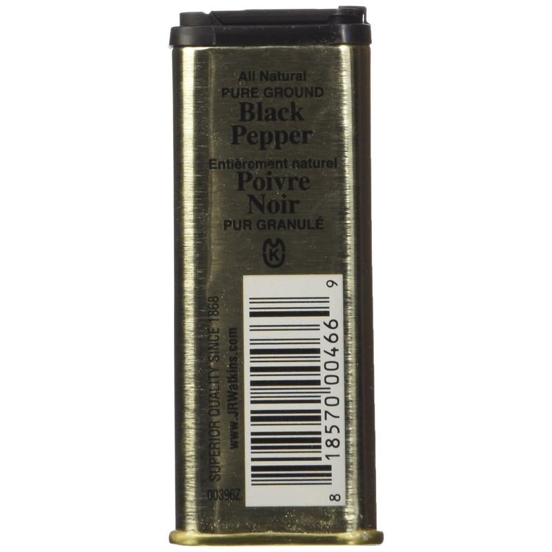 Watkins Ground Black Pepper, 2 Ounces