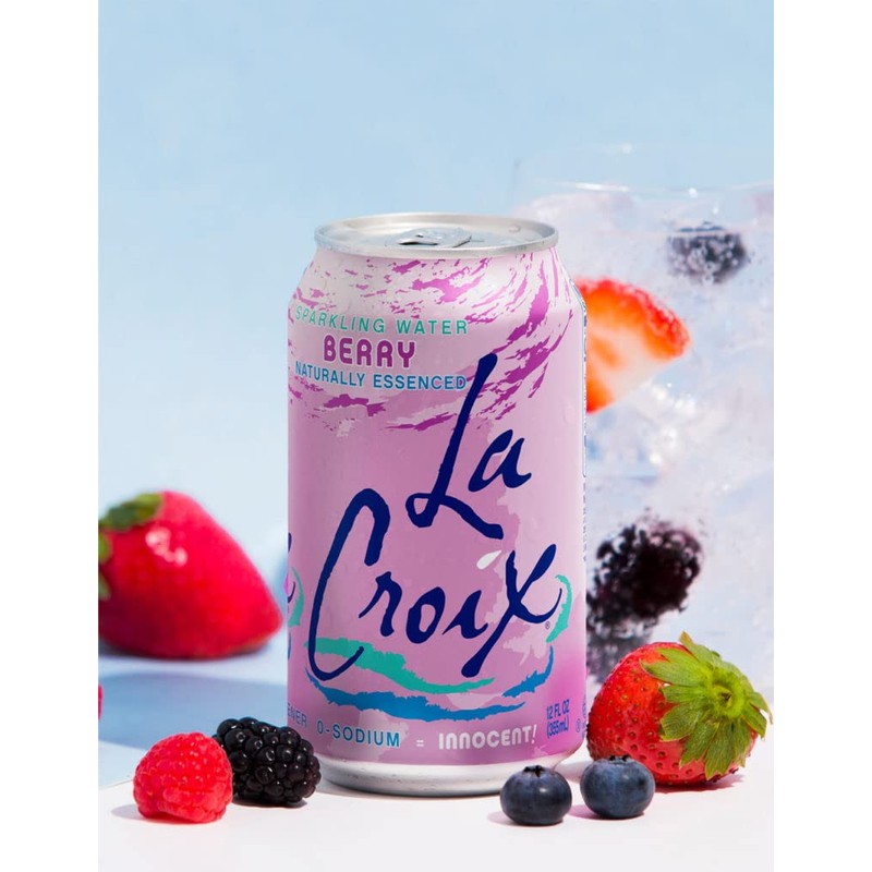 La Croix Sparkling Water, Berry, 12 Fl Oz (pack of