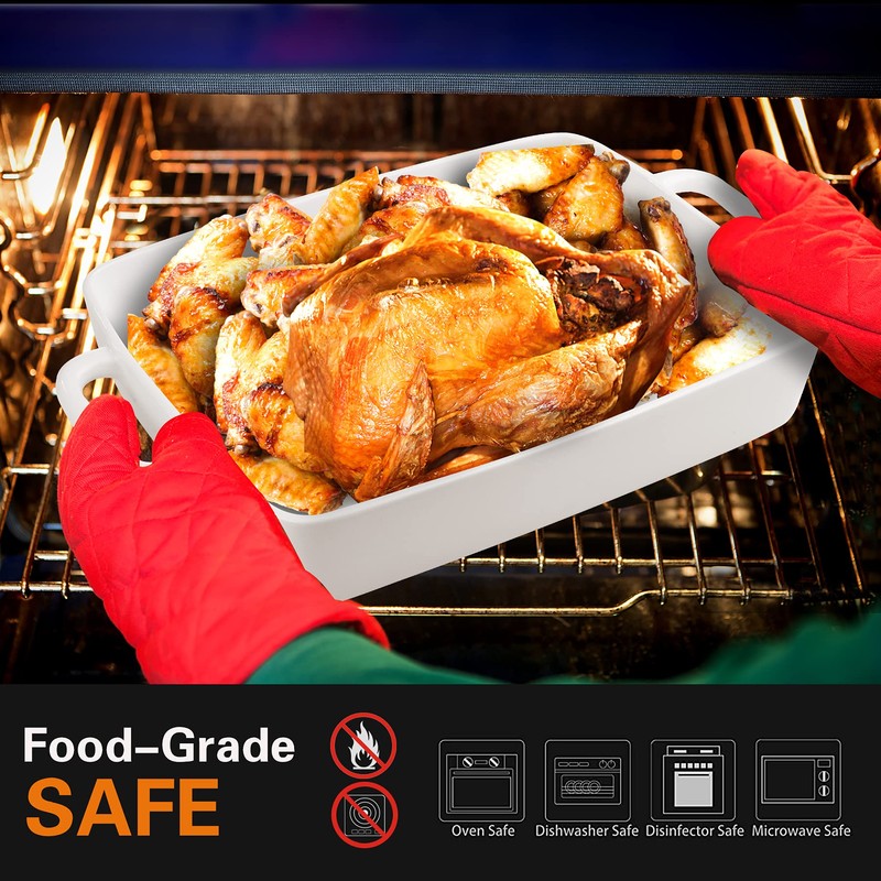 Livfodrm 9 x13 Baking Dish Ceramic Lasagna Pan for Oven,