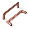 khtumeware 10 Pack 3-3/4"(96mm) Vintage Drawer Pulls Antique Copper Cabinet