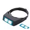 Headband Magnifier MG81007-B 1.5X 2X 2.5X 3.5X Hands Free Magnifying