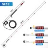 24 FT Telescoping Pressure Washer Wand with Brush, Gutter Cleaning