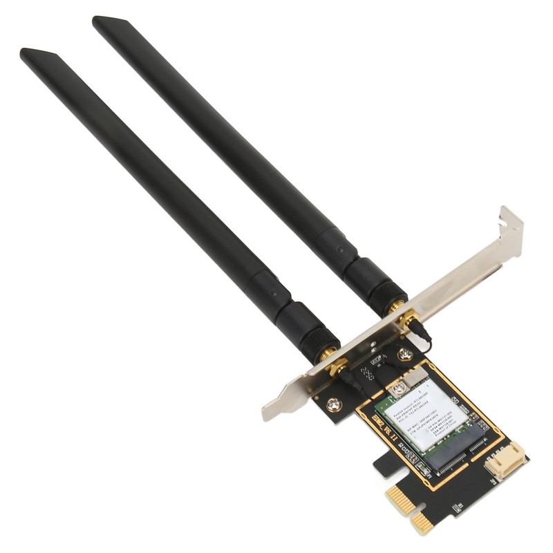 PCIe Network Card 1800Mbps BT5.2 2.4G/5Ghz Dual Antenna MU MIMO