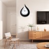 SHUNZY Decorative Wall Clocks for Living Room Decor, Modern Big