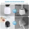 RV Toilet Bowl Brush and Holder, Silicone Toilet Bowl Brush