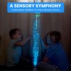 Brewish 4FT Sensory LED Water Bubble Tube Lamp,with 16 Color