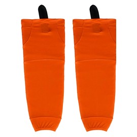 TW Ice Hockey Socks Solid Colors Size 20 to 30 Inches (Orange, 30 Inch)