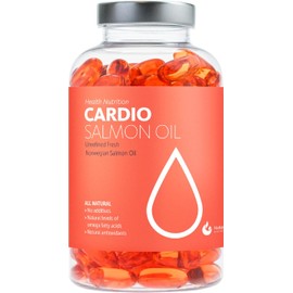 High Strength Omega 3 6 9 Fish Oil - 1000mg, Norwegian Salmon Oil with EPA, DHA & DPA, No Burping or Aftertaste, Omega 3 Fatty Acids Supplement for Eye, Brain & Heart, Triglyceride Form - 180 Capsules