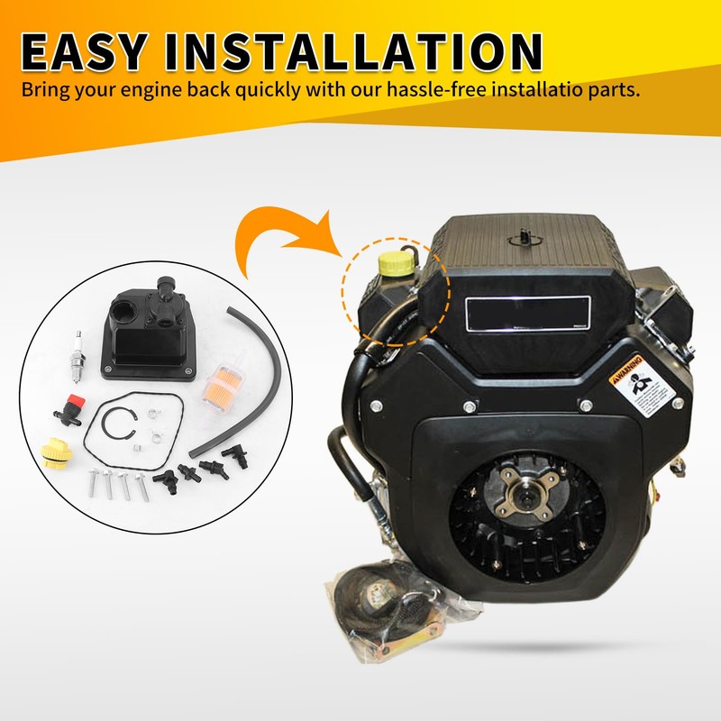 Tektall 24 559 02-S Fuel Pump for Kohler CH18 CH19