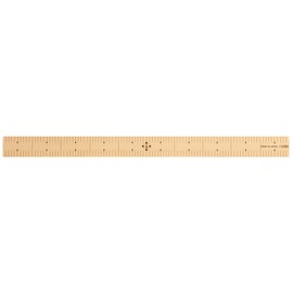 Shinwa Sokutei 71897 Bamboo Ruler, 1 Shaku