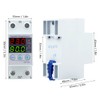 SVP‑916 100‑130VAC Adjustable Over and Under Voltage Protector Delay Reset