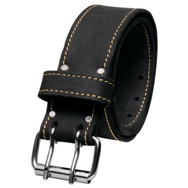 FESA Men's Leather Tool Belt - Leather Tool Pouch Belt Adjustable from 34”-43” - Tool Belt for Electricians, Carpenters, Construction Workers - Handcrafted (3" Wide, L, Brown)