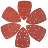 60 pieces of sandpaper triangular sander, 11-hole, 105 x 152