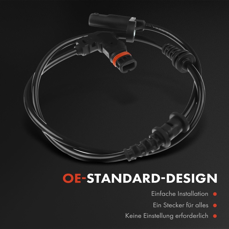 ABS Sensor Wheel Speed Sensor Front Axle Both Sides for