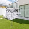Yuxitia Umbrella Clothesline Outdoor,165 Feet Heavy Duty Outdoor Clothesline for