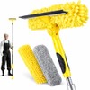 24FT High Reach Window Squeegee with Extension Pole, 2-1 Window