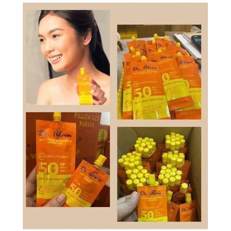 Dr. Alvin Whitening Sunscreen Cream-Gel SPF50 PA++++ (Louise Beauty Box